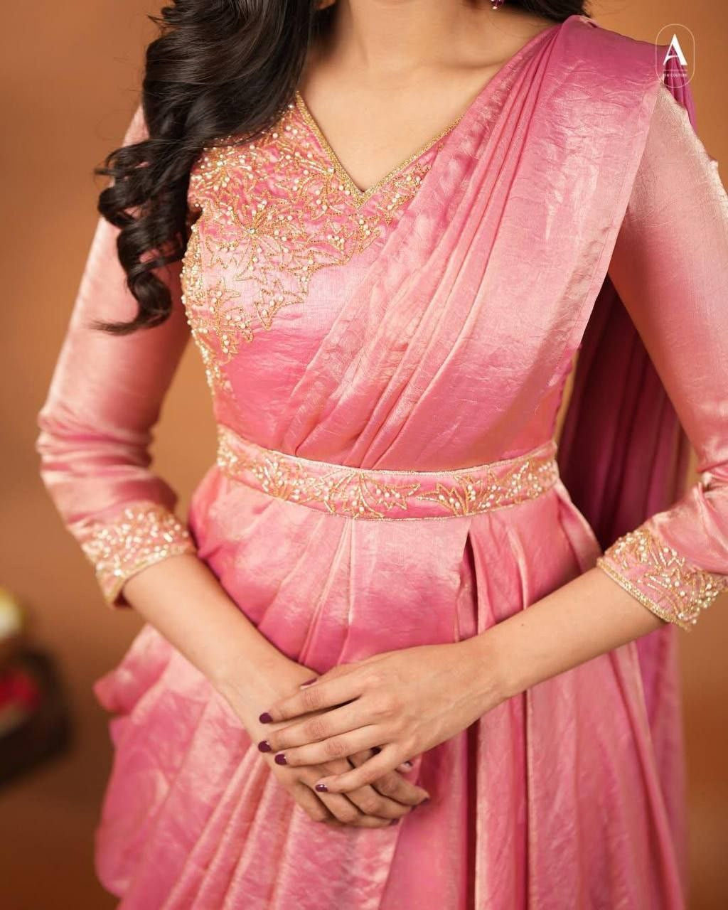 Anarkali Collection "Meenakari" - Rose