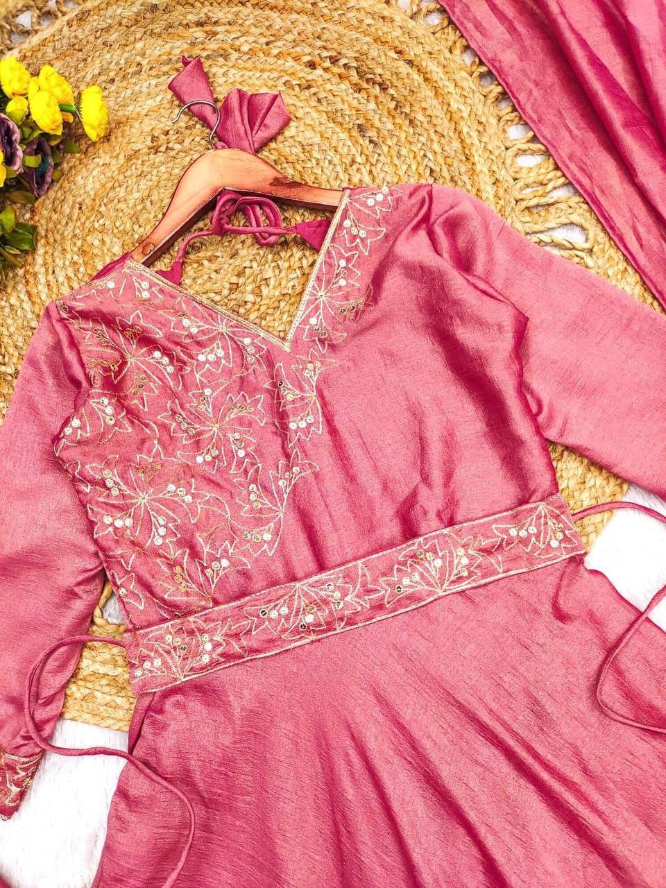 Anarkali Collection "Meenakari" - Rose