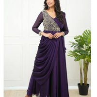 Anarkali Collection "Meenakari" - Mauve