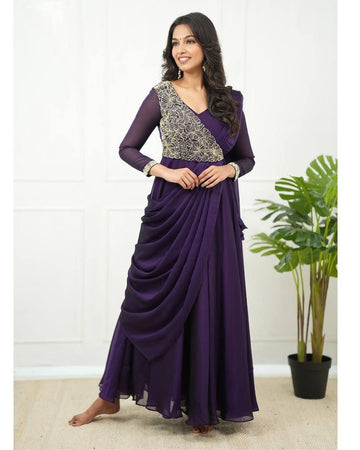 Anarkali Collection "Meenakari" - Mauve