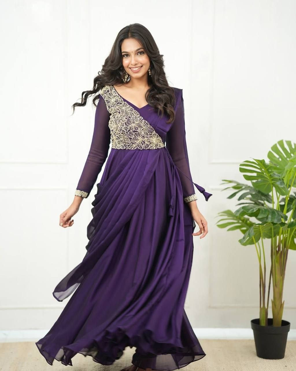 Anarkali Collection "Meenakari" - Mauve