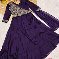Anarkali Collection "Meenakari" - Mauve