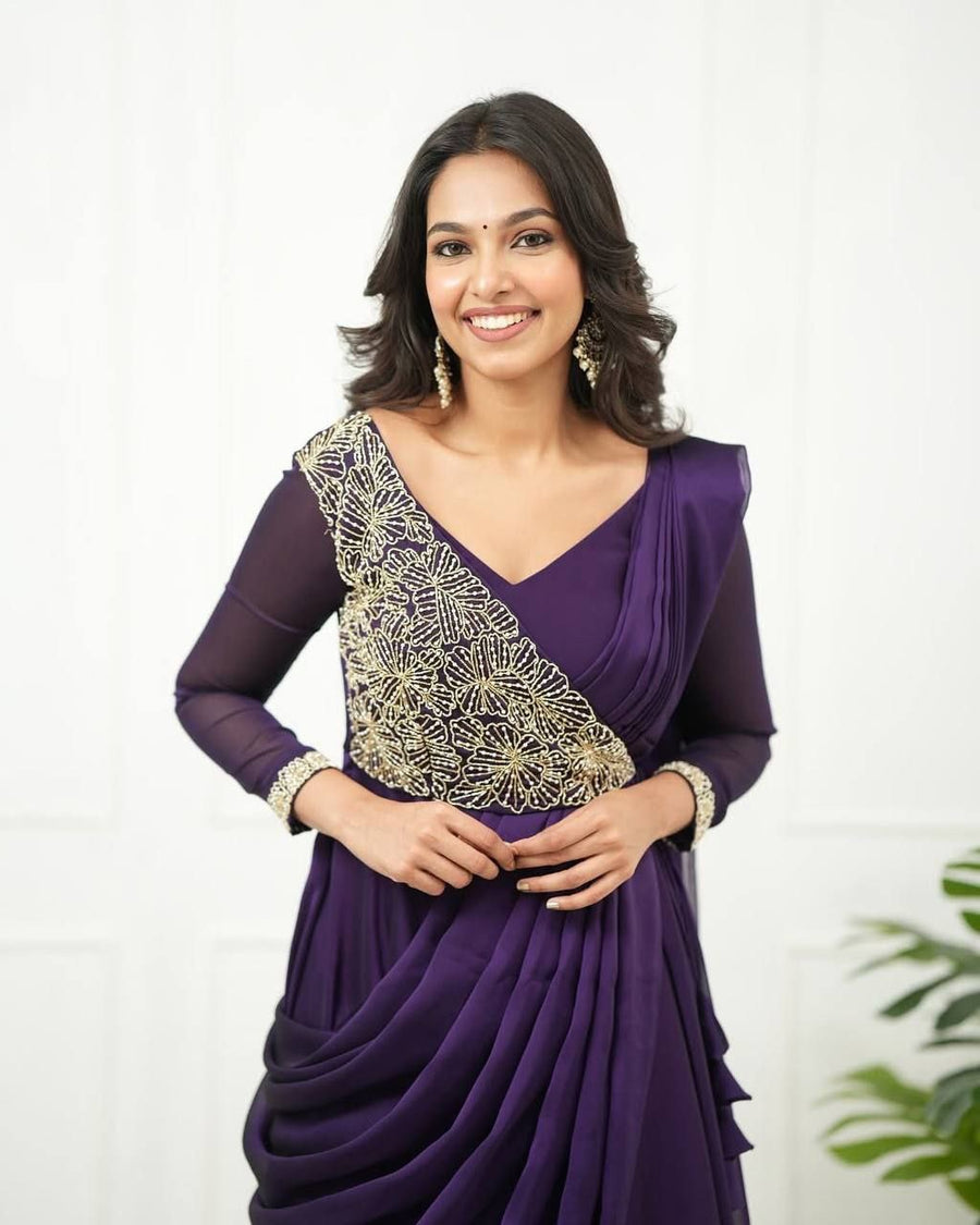 Anarkali Collection "Meenakari" - Mauve