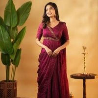 Anarkali Collection "Meenakari" - Bordeaux