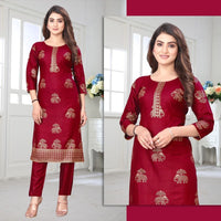 Punjabi "Shloka" - Rouge bordeaux