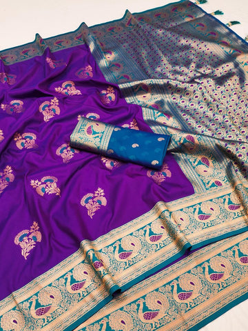 Sari "Sorina" - Violet