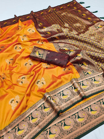 Sari "Sorina" - Orange