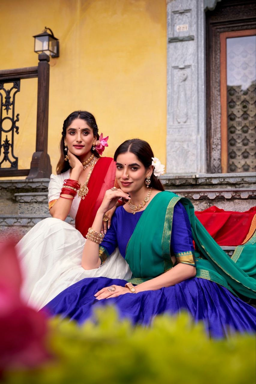 Lehenga collection "Harvani" - Blanc