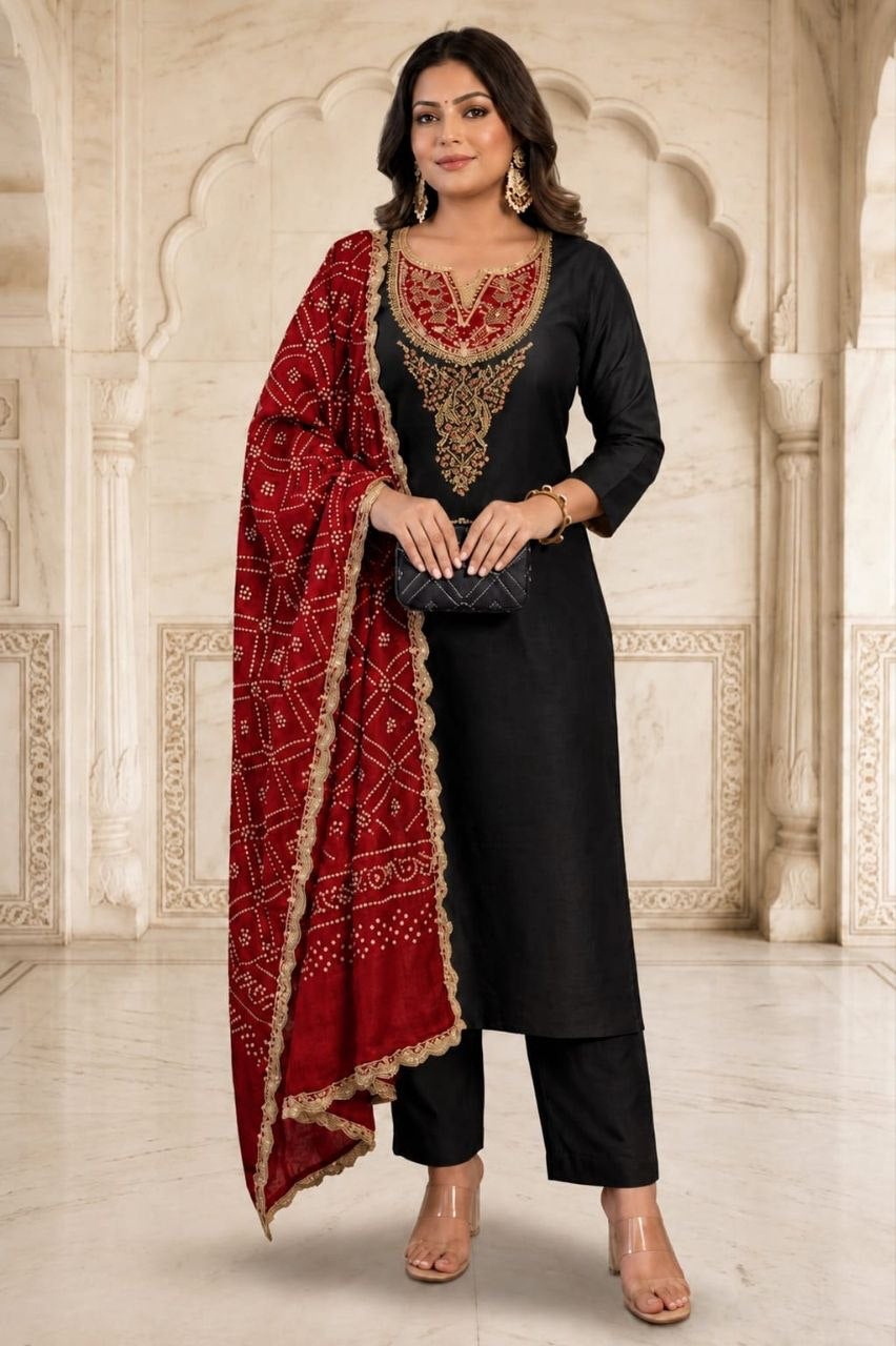 Punjabi "Neeta" - Noir