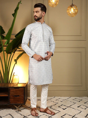 Kurta "Chudidar" - Gris