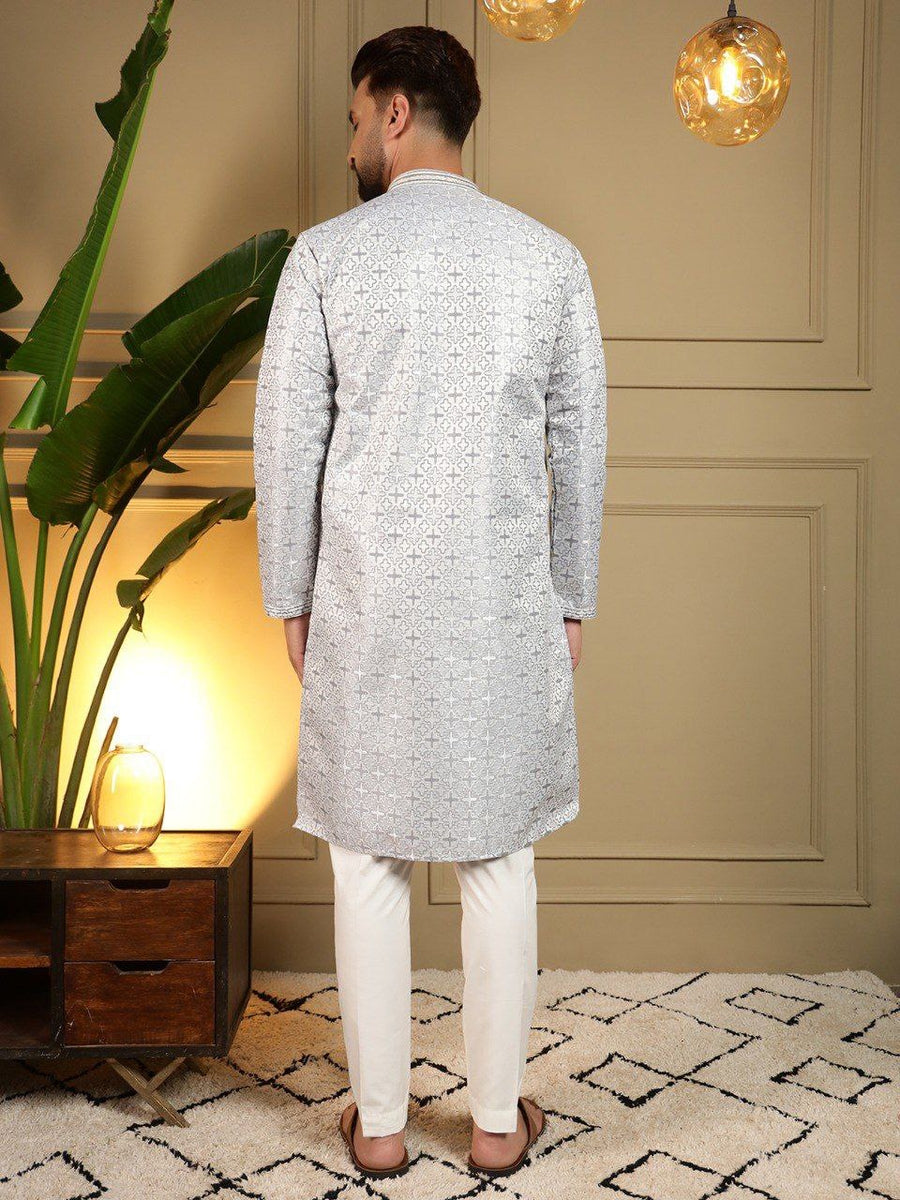 Kurta "Chudidar" - Gris