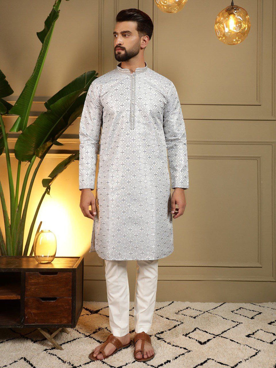 Kurta "Chudidar" - Gris