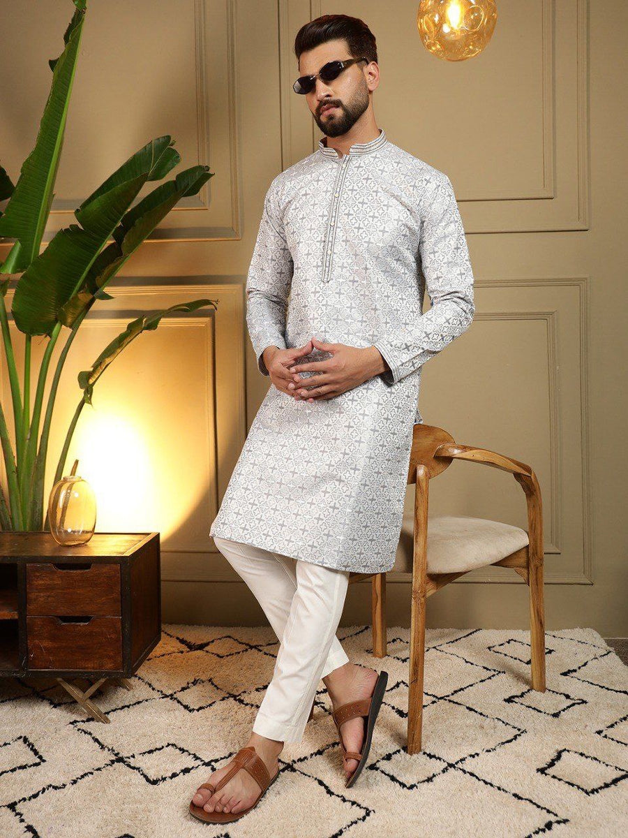 Kurta "Chudidar" - Gris
