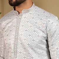 Kurta "Chudidar" - Gris