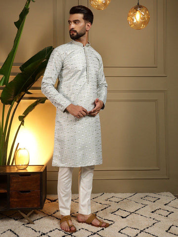 Kurta "Chudidar" - Bleu