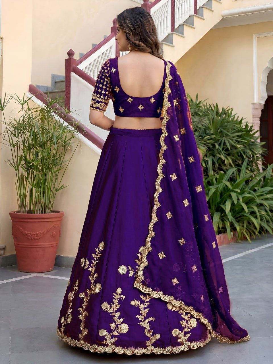 Lehenga collection "Dipriya" - Mauve
