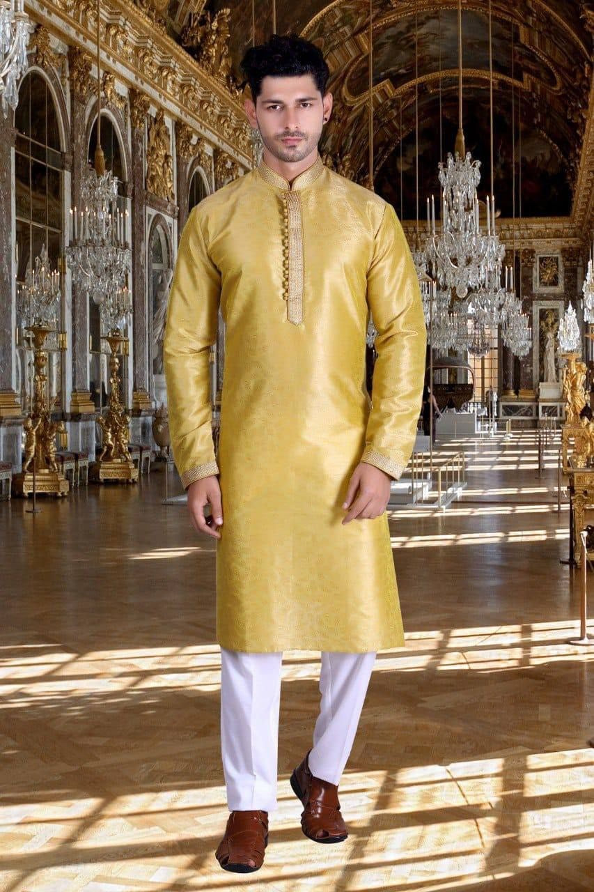 Kurta "Hritik" - Jaune doré