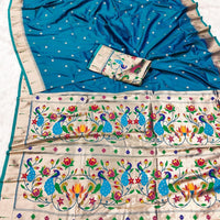 Sari "Shakila" - Bleu