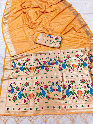 Sari "Shakila" - Orange