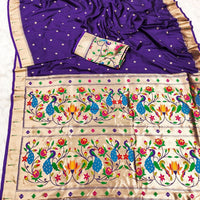 Sari "Shakila" - Mauve