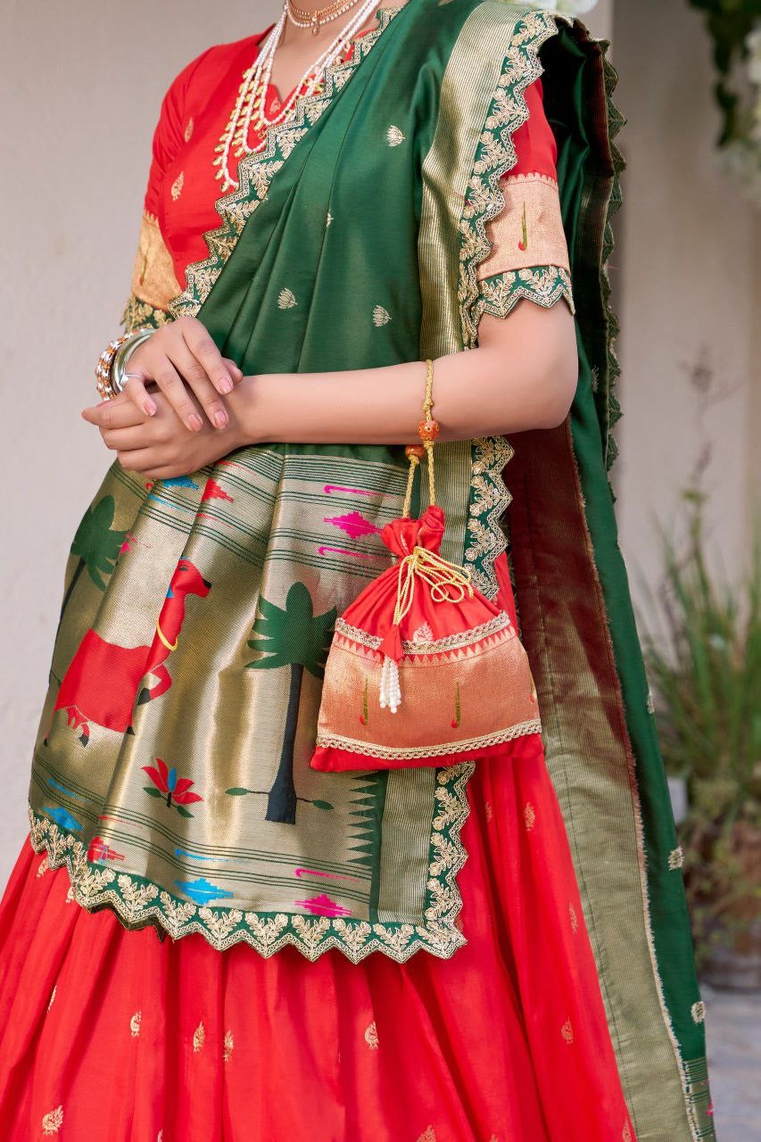 Lehenga collection "Indrany" - Orange