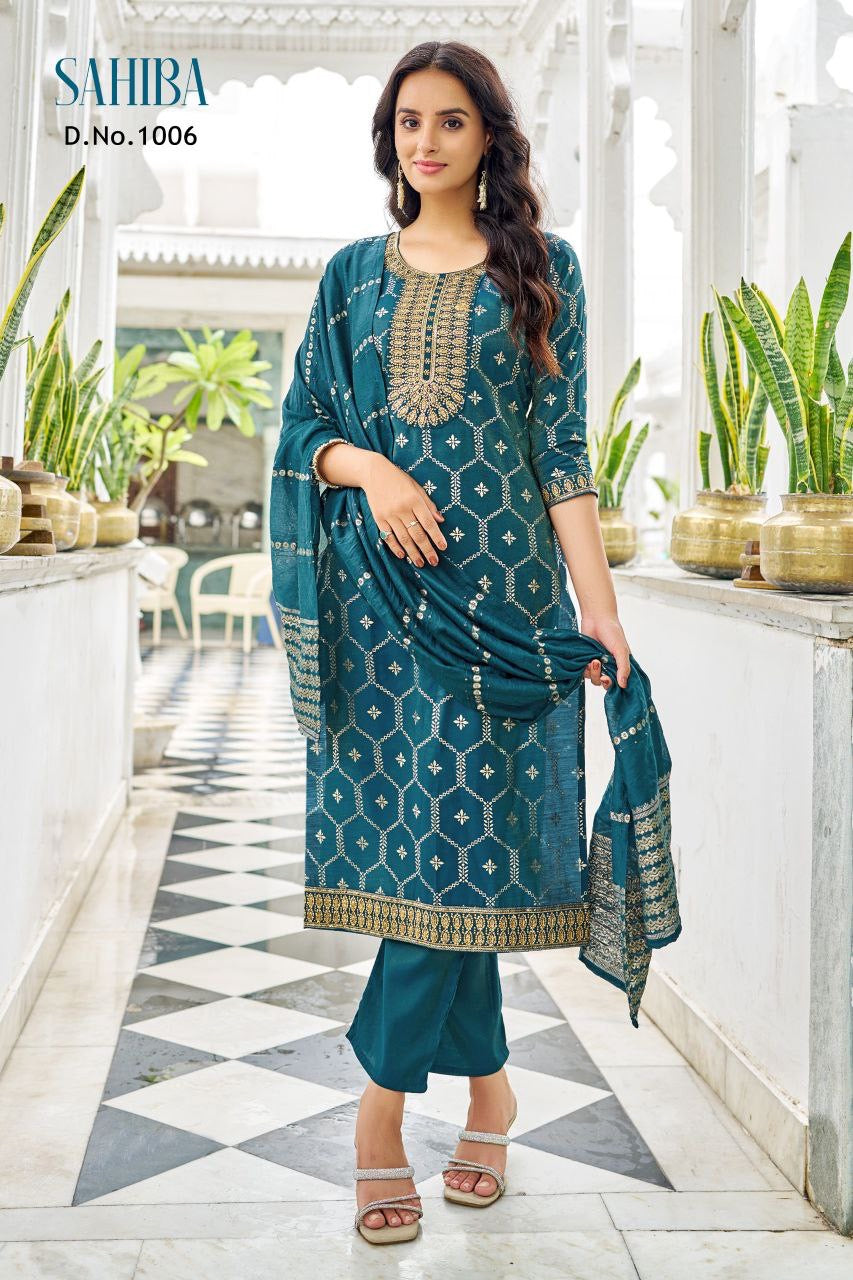Punjabi "Sahiba" - Bleu
