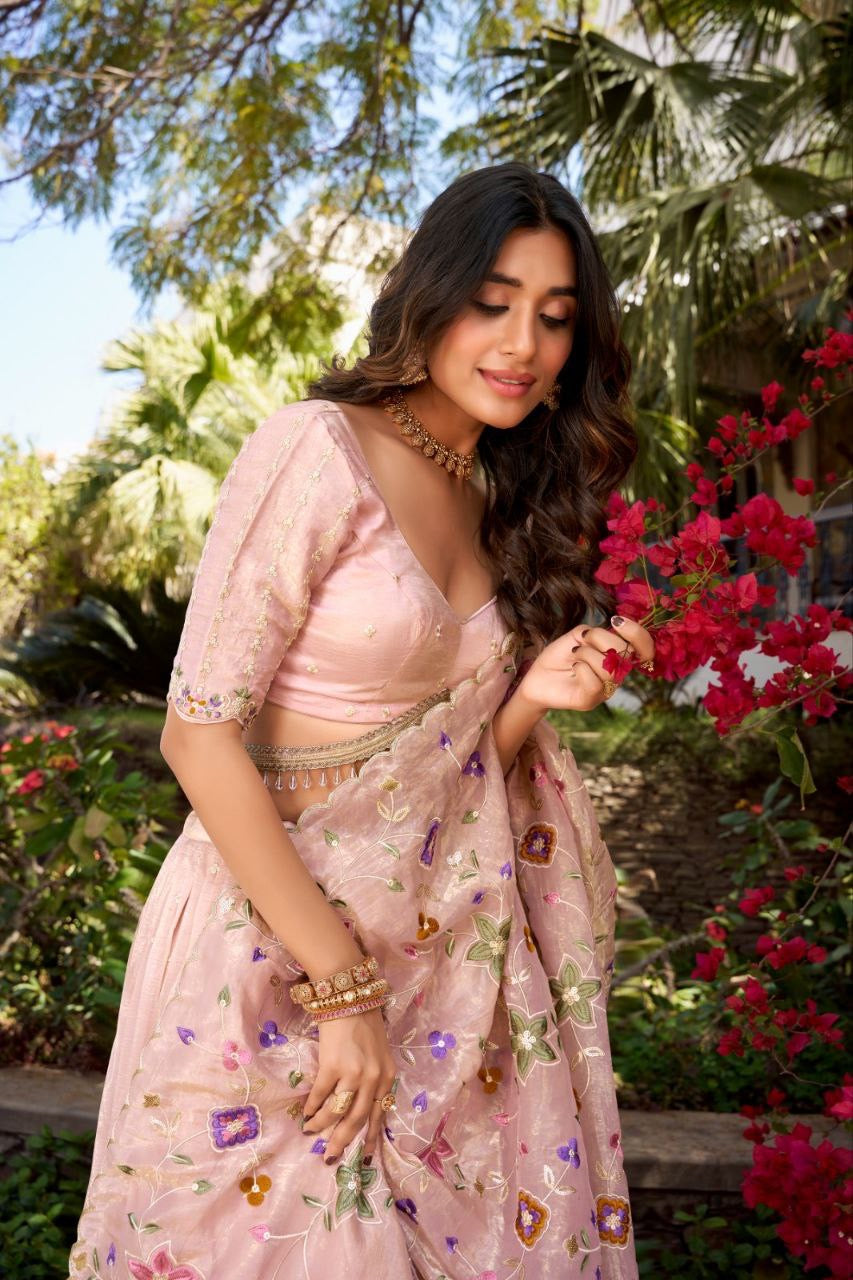 Lehenga collection "Seedi" - Éclat de rose