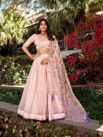 Lehenga collection "Seedi" - Éclat de rose
