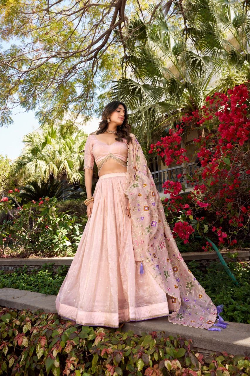 Lehenga collection "Seedi" - Éclat de rose
