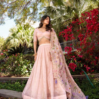 Lehenga collection "Seedi" - Éclat de rose