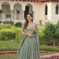 Lehenga collection "Paro" - Vert d’eau