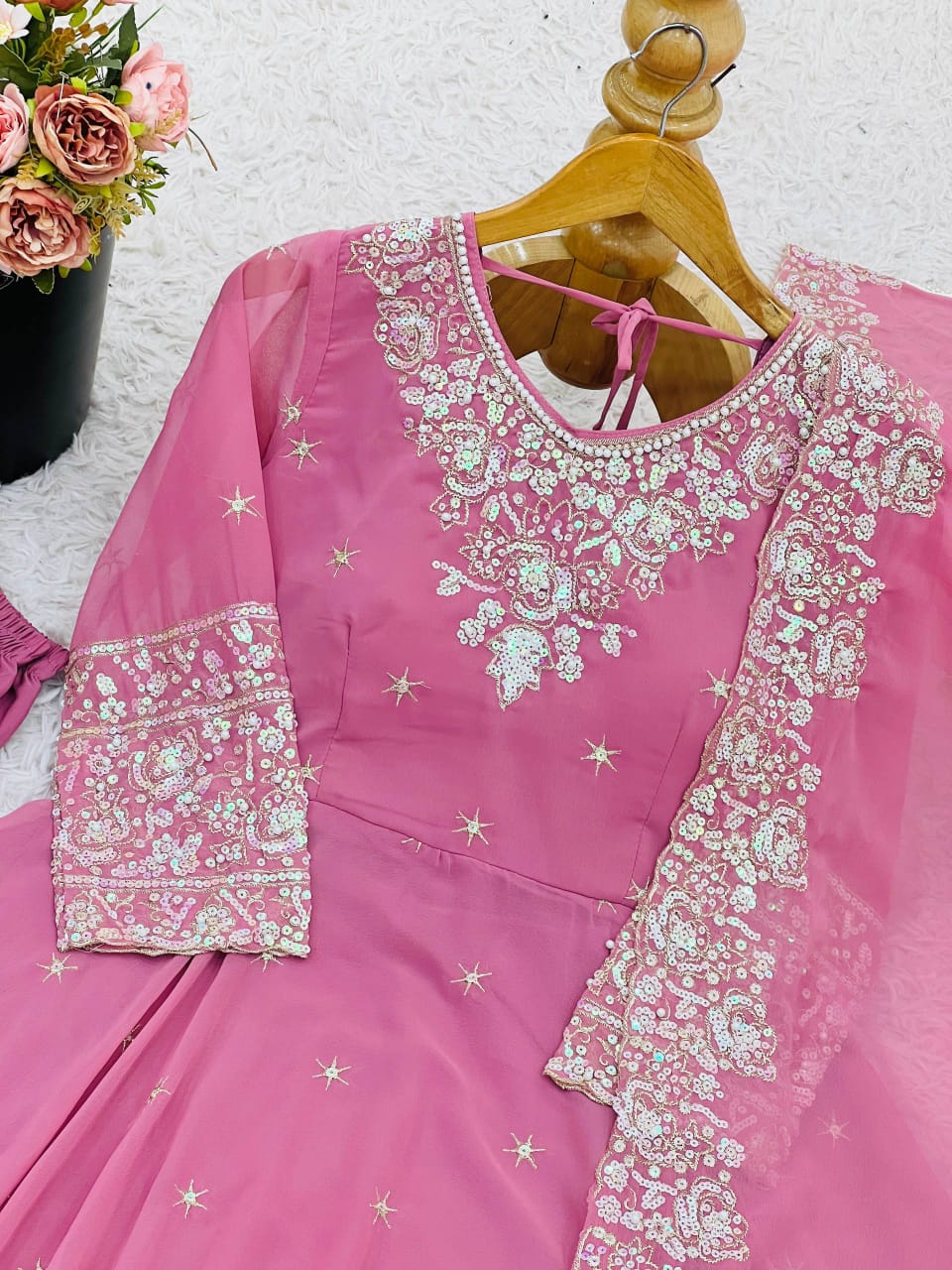 Anarkali Collection "Indrya" - Rose