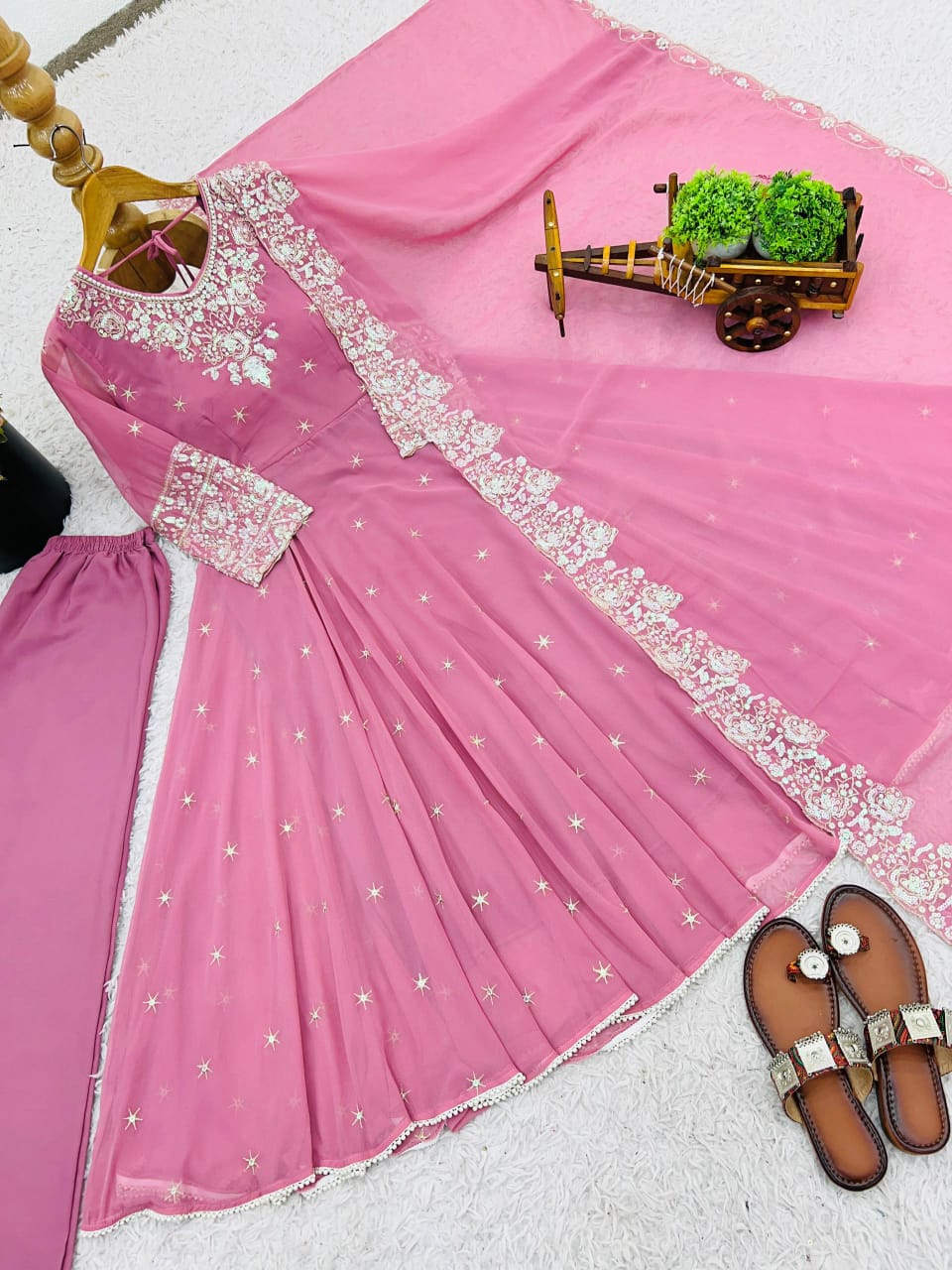 Anarkali Collection "Indrya" - Rose