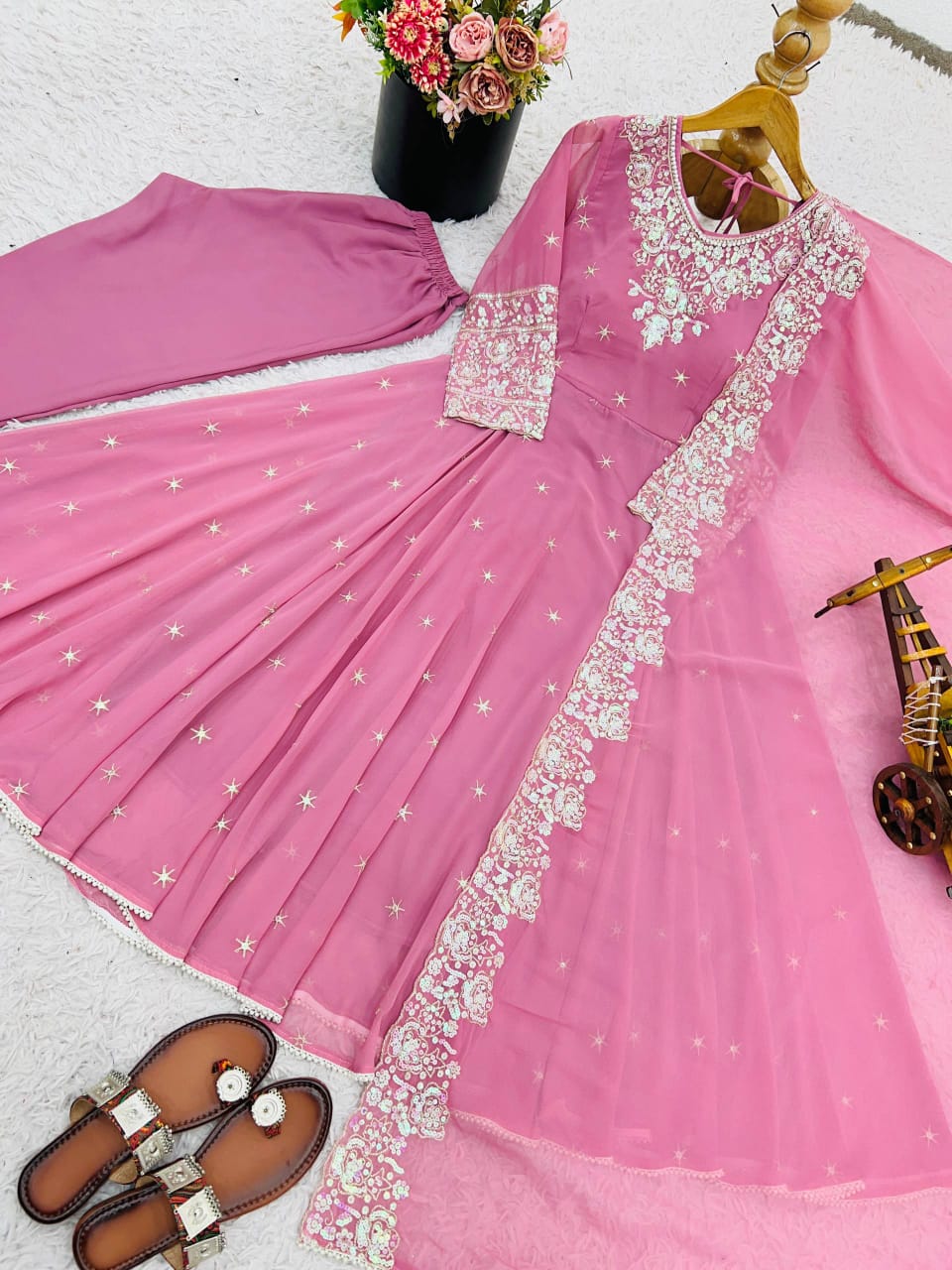 Anarkali Collection "Indrya" - Rose