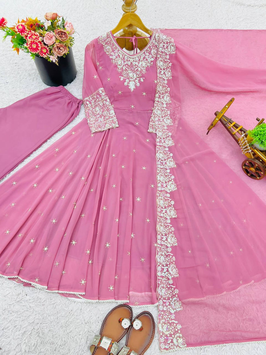 Anarkali Collection "Indrya" - Rose