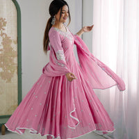 Anarkali Collection "Indrya" - Rose