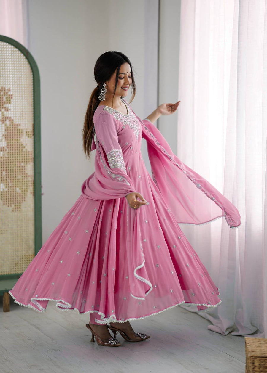 Anarkali Collection "Indrya" - Rose