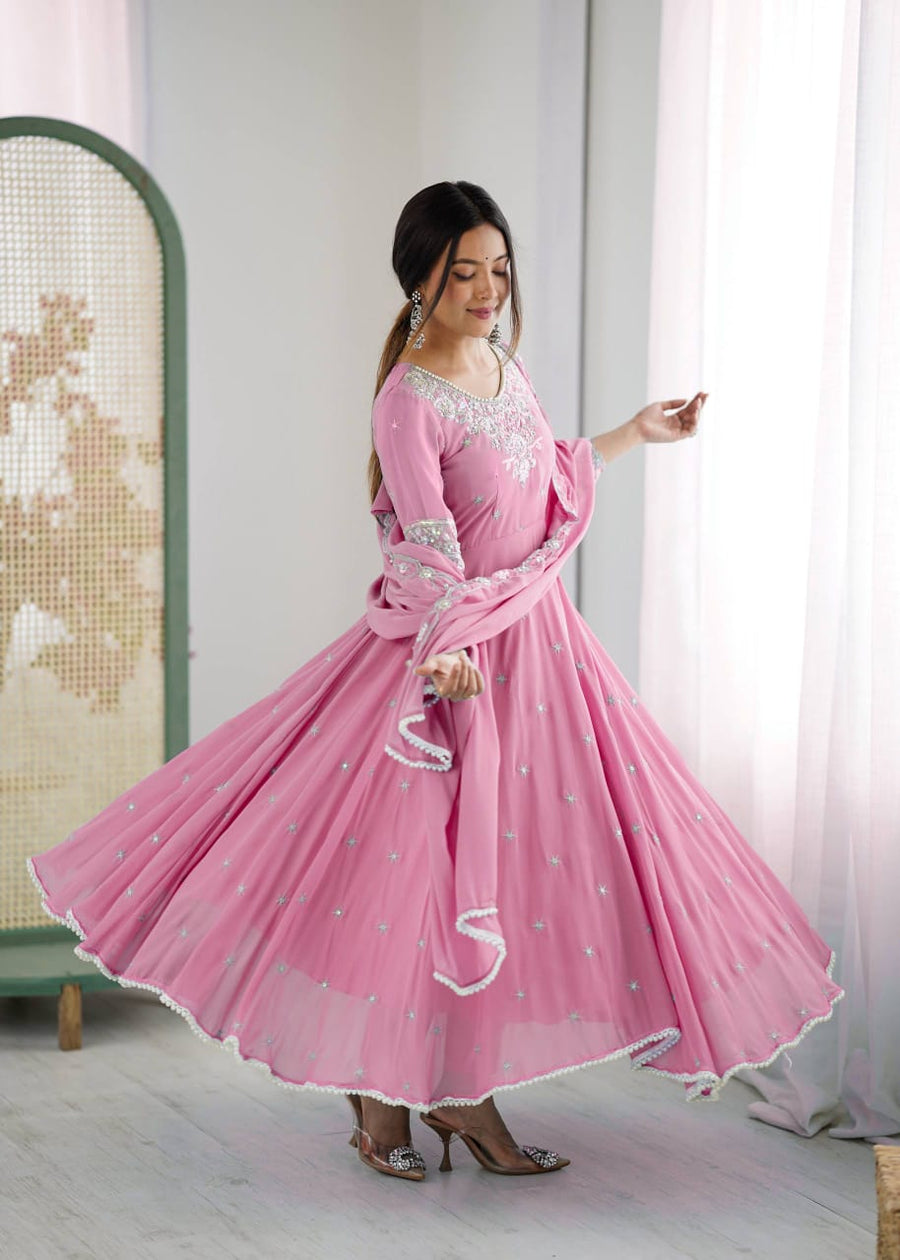 Anarkali Collection "Indrya" - Rose