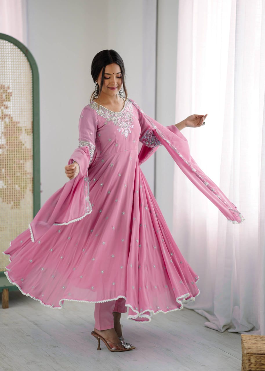 Anarkali Collection "Indrya" - Rose