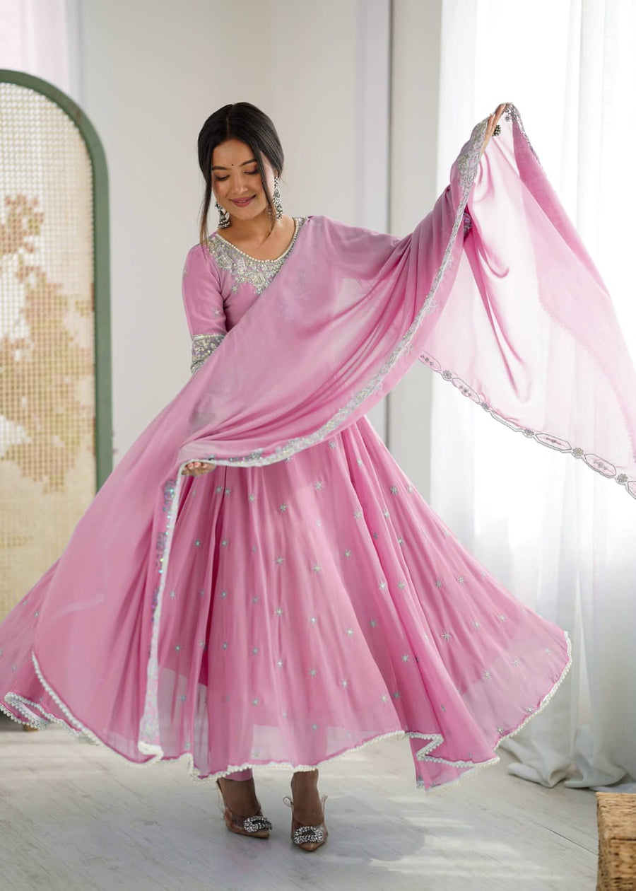 Anarkali Collection "Indrya" - Rose