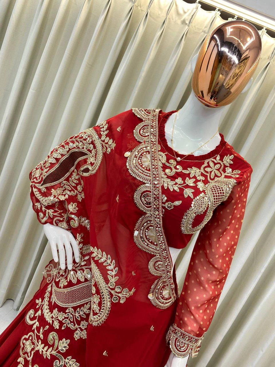 Lehenga collection "Modernity" - Rouge