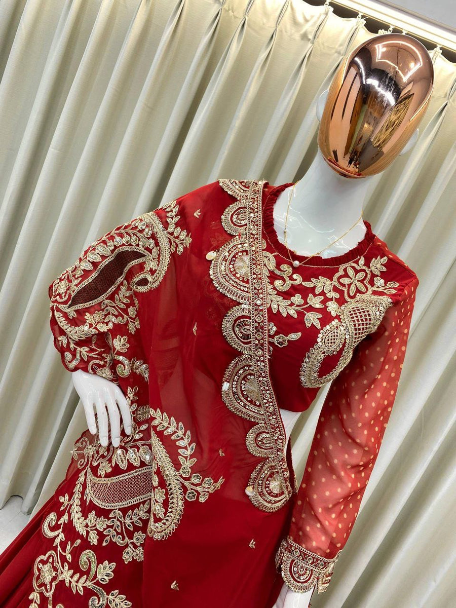 Lehenga collection "Modernity" - Rouge