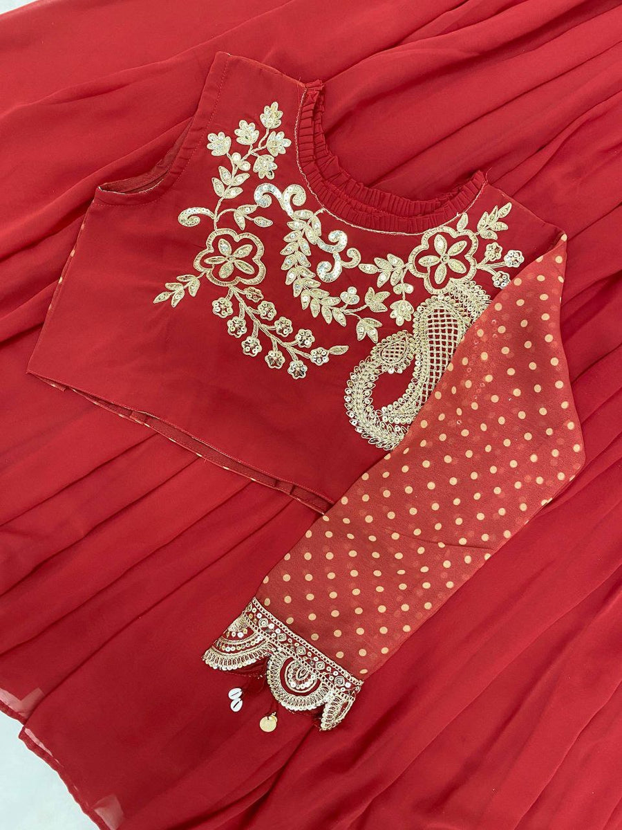 Lehenga collection "Modernity" - Rouge