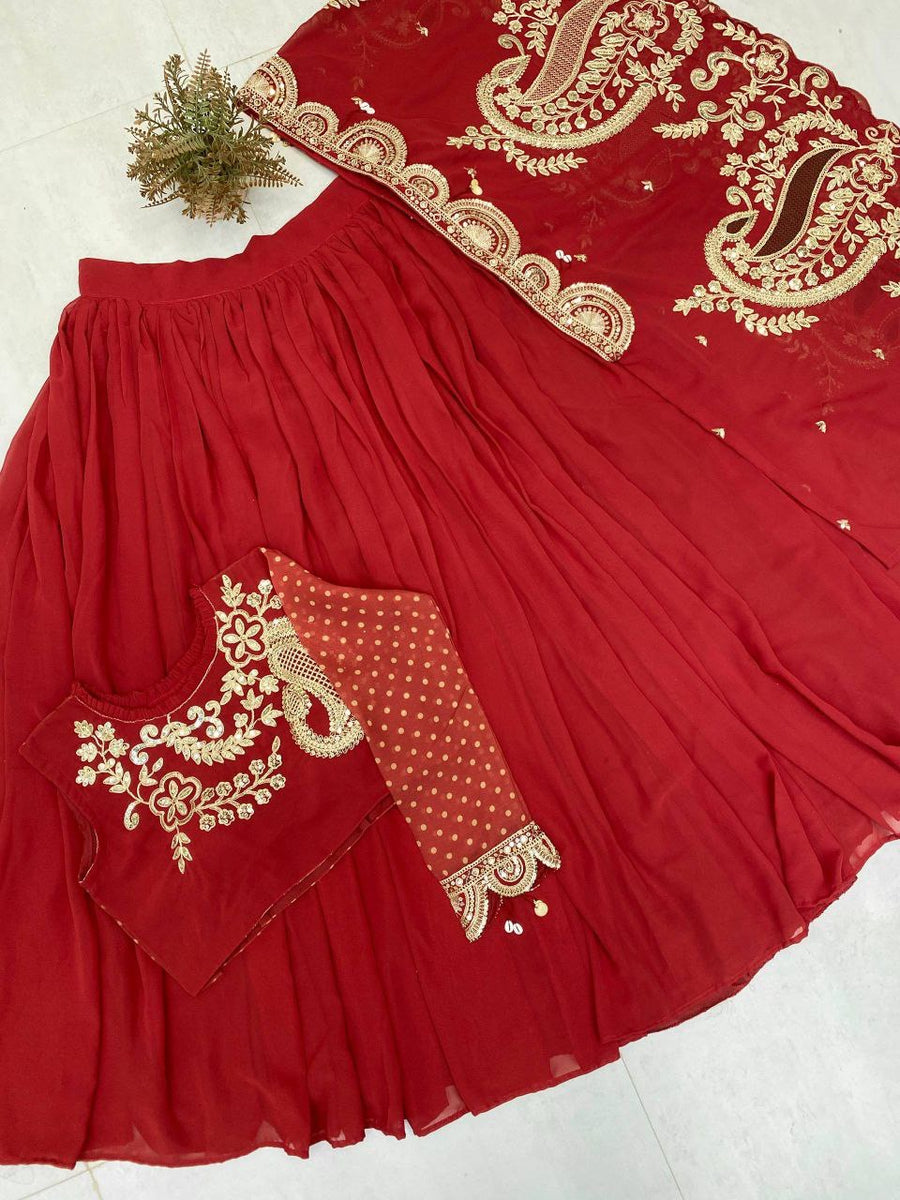 Lehenga collection "Modernity" - Rouge