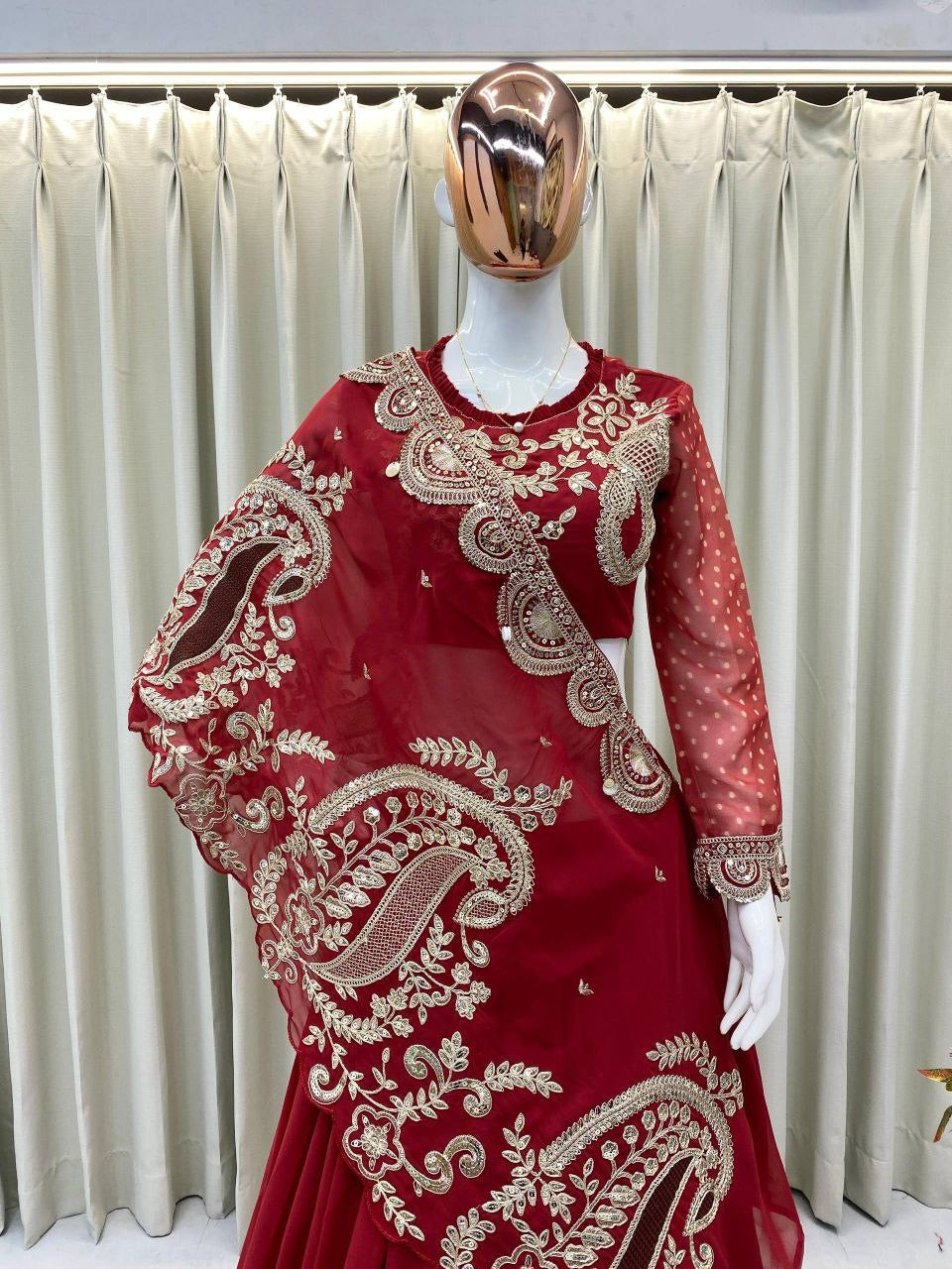 Lehenga collection "Modernity" - Rouge