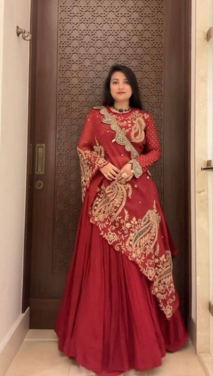 Lehenga collection "Modernity" - Rouge