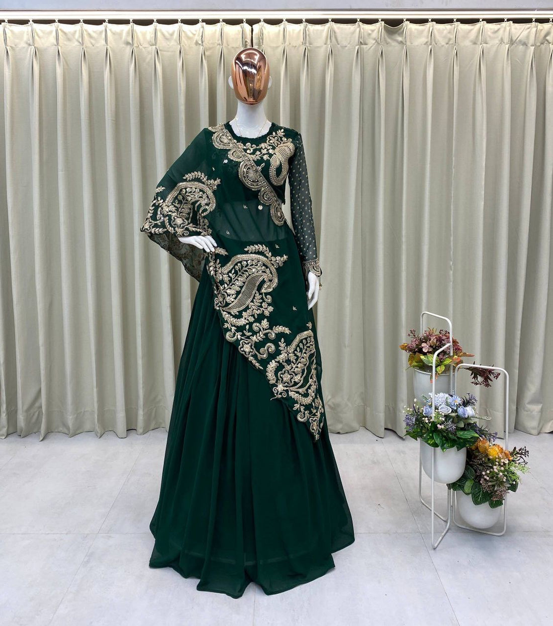 Lehenga collection "Modernity" - Vert