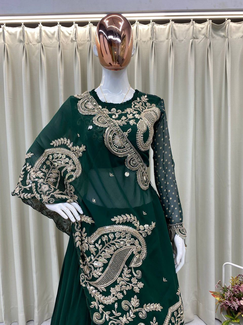 Lehenga collection "Modernity" - Vert