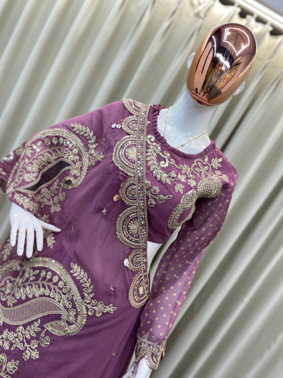 Lehenga collection "Modernity" - Parme