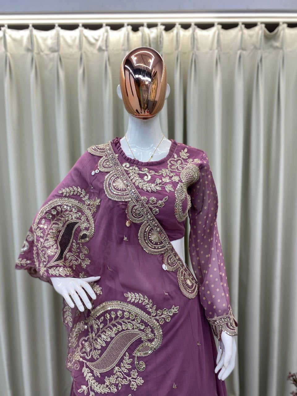 Lehenga collection "Modernity" - Parme